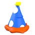 Standard appearance; Neon/Mega appearance is not shown 2022 Birthday Party Hat — standard appearance