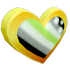 Agender Pride Pin — standard appearance