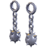Standard appearance; Neon/Mega appearance is not shown Ball and Chain Earrings — standard appearance