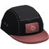 Black 5 Panel Cap — standard appearance