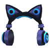 Blue Cat Ear Headphones — standard appearance