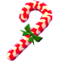Candy Cane Chew Toy — standard appearance