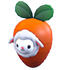 Carrot Lamb Plush — standard appearance