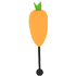 Carrot Rattle — standard appearance