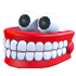 Chattering Teeth Toy — standard appearance