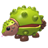Chestnut Glyptodon — standard appearance