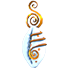 Cowry Shell Clip — standard appearance