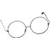 Cute Circle Glasses — standard appearance