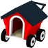 Dog House Stroller — standard appearance
