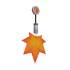 Eco Orange Maple Earrings — standard appearance