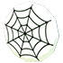 Eco White Spider Web Badge — standard appearance