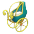 Egyptian Chariot Stroller — standard appearance