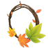 Fall Wreath Necklace — standard appearance