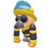 Firefighter Gibbon — standard appearance