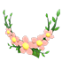 Flower Wreath Pin — standard appearance