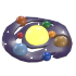 Galaxy Flying Disc — standard appearance
