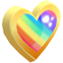 Standard appearance; Neon/Mega appearance is not shown Gay Pride Pin — standard appearance