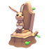 Standard appearance; Neon/Mega appearance is not shown Hare Sculpture — standard appearance