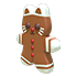 Gingerbread Kitty Throw Toy — standard appearance