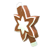 Gingerbread Star Eye Patch — standard appearance