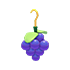 Grape Earrings — standard appearance