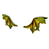 Halloween Green Zombie Bat Wings — standard appearance