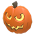 Halloween Orange Pumpkin Flying Disc — standard appearance