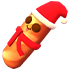 Standard appearance; Neon/Mega appearance is not shown Holiday Breadstick Chew Toy — standard appearance