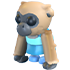 Influencer Gibbon — standard appearance