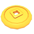 Lucky Coin Flying Disc — standard appearance