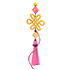 Lunar New Year Knot Earrings — standard appearance