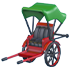 Lunar New Year Rickshaw Stroller — standard appearance