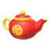 Lunar New Year Teapot Leash — standard appearance