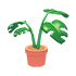 Monstera Plant Pot — standard appearance