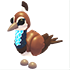 Peahen — standard appearance