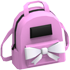 Pink Designer Backpack — standard appearance