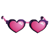 Pink Heart Glasses — standard appearance