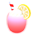 Pink Lemonade Chew Toy — standard appearance