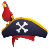 Standard appearance; Neon/Mega appearance is not shown Pirate Hat & Friend — standard appearance