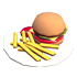 Plate of Food Disc — standard appearance