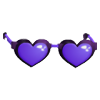 Purple Heart Glasses — standard appearance