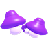 Purple Mushrooms — standard appearance