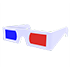Retro 3D Glasses — standard appearance