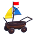 Sailboat Stroller — standard appearance