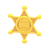 Sheriff's Badge — standard appearance