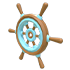 Ship Wheel Flying Disc — standard appearance