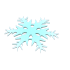 Snowflake Throwing Disc — standard appearance