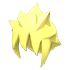 Standard appearance; Neon/Mega appearance is not shown Spikey Hair Wig — standard appearance