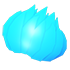 Spiky Blue Hair — standard appearance