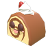 Strawberry Cakeroll Plush — standard appearance